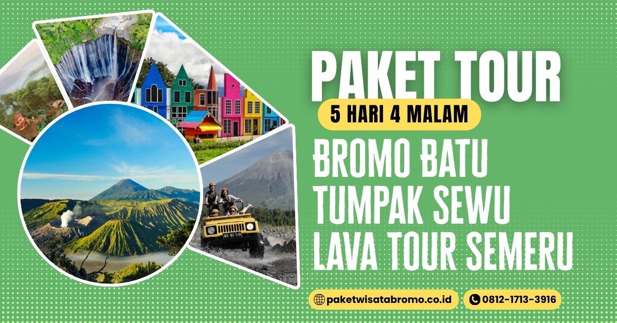 Bromo Batu Tumpak Sewu Lava Tour Semeru 5D4N